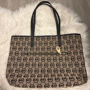 Michael Kors Brown and Black Pattern Bag